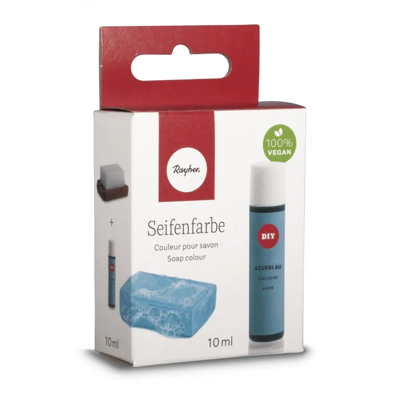 Ausverkauf Seifenfarbe, 10 ml, azurblau