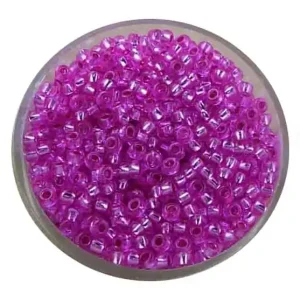 Angebot Rocailles, silbereinzug, 2,6mm, 17g Dose, fuchsis