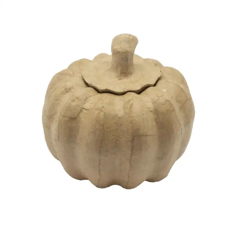 Saisonangebot Kürbisdose, aus Pappmachè, 15 x 15 x 13cm