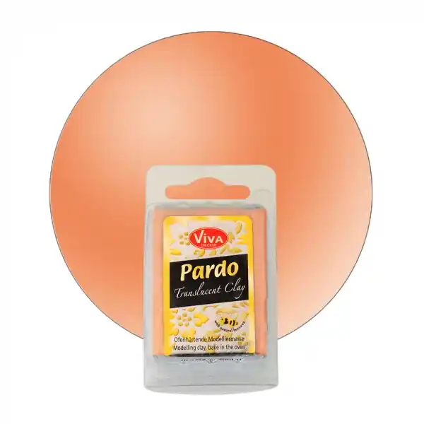 Viva Decor Pardo Jewellery Clay, 56 g, Transparent Orange Preisreduziert