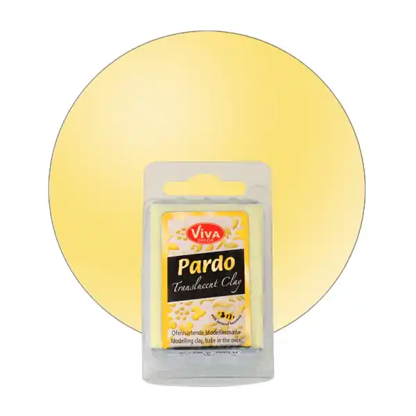 Viva Decor Pardo Jewellery Clay, 56 g, Transparent Gelb Garantierte Lieferung