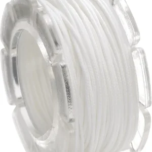 Wachskordel, 1 mm Ø, Rolle mit 5 m, weiß Bestpreis