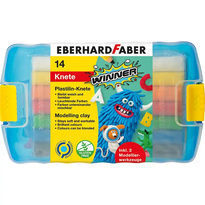 Winner Plastilinknete, Box mit 14 Knetstangen in 7 Farben Jetzt Kaufen