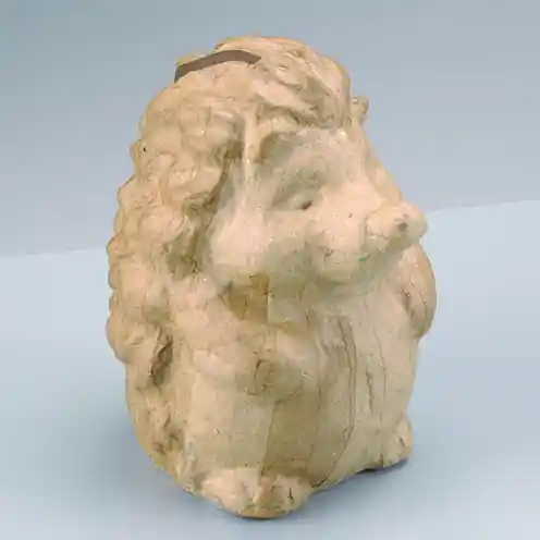Aktuell Spardose Igel, aus Pappmachè, 9 x 7,5 x 12 cm