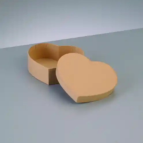 Aktuell Box Herz, aus Pappmaché, 10 x 9 x 3 cm