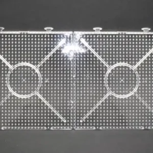 Ab Werk Photo Pearls® Legeplatte, 15 x 15 cm, transparent, 2 Stück