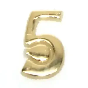 Wachszahlen, 8 mm, 3 Stück, gold, 5 Mega-Angebot