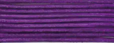 Zertifiziert Lederriemen, 2 mm Ø - 1 m, Rindsleder, flieder