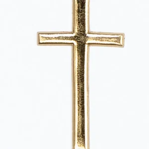 Wachsmotiv Kreuz, 40 x 22 mm, gold Neu