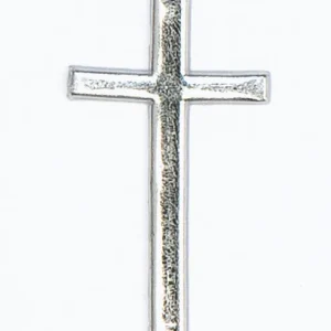 Wachsmotiv Kreuz, 40 x 22 mm, silber Neu