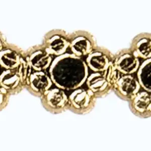 Wochenendangebot Wachsborte Blume, 8 mm, 24 cm, gold