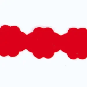 Wachsborte Blume, 9 mm, 24 cm, hellrot Top-Angebot