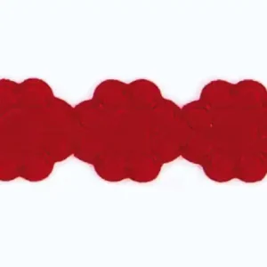 Wachsborte Blume, 9 mm, 24 cm, karminrot Günstig