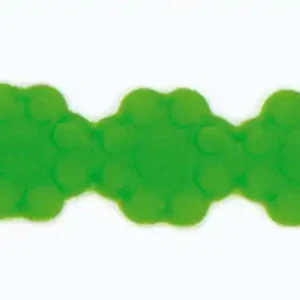 Ab Werk Wachsborte Blume, 9 mm, 24 cm, gelbgrün