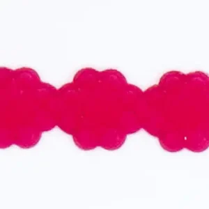 Wachsborte Blume, 9 mm, 24 cm, pink Highlight