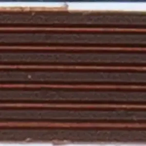 Aktuell Wachsflachstreifen, 1mm, 20cm, 184 Stk., mocca
