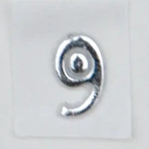 Wachszahlen, 8 mm, 3 Stück, silber, 9 Nur Für Kurze Zeit