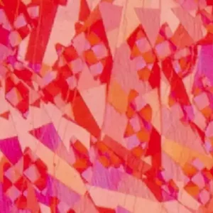 Aktuell Verzierwachsplatte, flitter, 200x100x0,5mm, hellrot