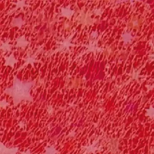 Verzierwachsplatten, flitter Stern, 200x100x0,5mm, 10 St., rot Neue Kollektion