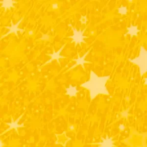 Verzierwachsplatten, flitter Stern, 200x100x0,5mm, 10 St., gelb Exklusiv