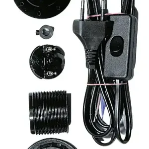 Weltweiter Versand Flaschenaptierung, unmontiert, für Ringe und Quadrate, schwarz