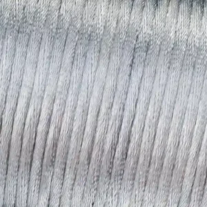Aktuell Satin Flechtkordel, Länge 6 m, Stärke 2 mm, hellgrau