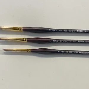 Aquarellpinsel echt Rotmarder, Größe 12 Echt