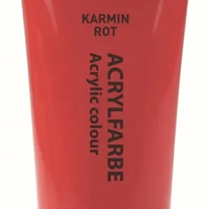 Abverkauf Toppoint Acrylfarbe, 200 ml - Karminrot