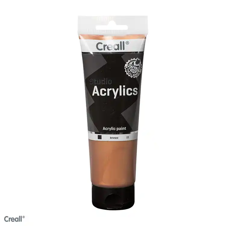Zertifiziert Creall-studio Acrylfarbe, 250 ml, Bronze