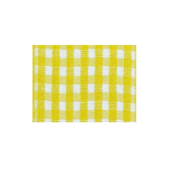 Versand Am Gleichen Tag Karoband geschnitten, 10mx40mm - sonnengelb