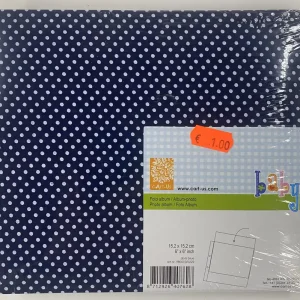 Zertifiziert Foto Album, 20x17 cm mit 10 Hüllen für 15,2 x 15,2 cm