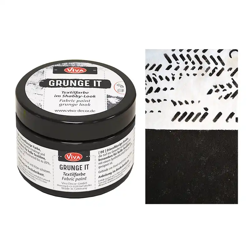 Viva Decor - Grunge It 150ml, All Black Letzte Chance