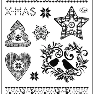 Viva Decor Silikonstempel, Weihnachtsmotive 2 Jetzt Zugreifen