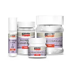 Aktuell Matte Decoupage-Kleber &amp, Lacke | verschiedene Volumen