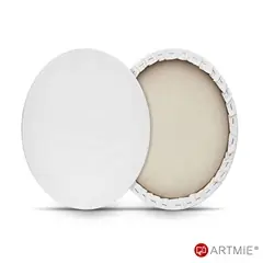 Schneller Versand Ovale Künstlerleinwand auf Rahmen | verschiedene Abmessungen