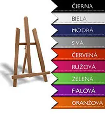 Hochwertig Staffelei für den Maltisch - 011M | verschiedene Farben