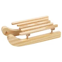 Neu Im Sortiment Holzschlitten Basteldekoration