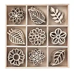 Aktuell Verzaubernde Holzdekorationen Set