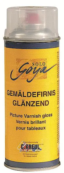 Solo Goya Schlussfirnis-Spray Preis Gesenkt