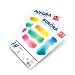 Markenware AURORA Hot Press Aquarellblock | verschiedene Formate