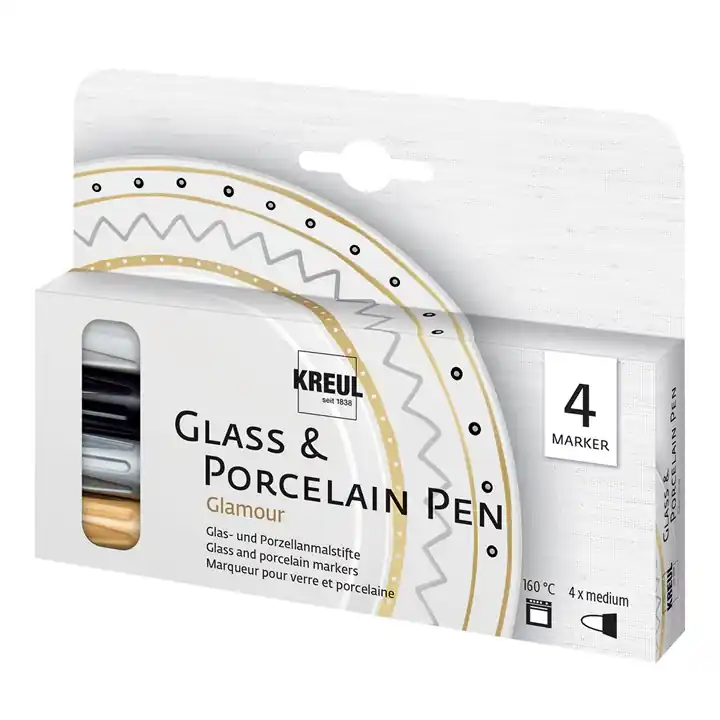 Neu KREUL Glamour Edition Glas- und Porzellanmarker