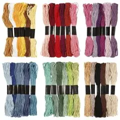 Angebot Farbige Stickgarne | sortierte Farben