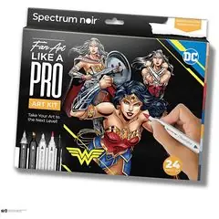 Zertifiziert Illustrations-Kunst-Kit WONDER WOMAN