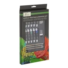 Acrylfarbenset mit Zubehör Neue Kollektion