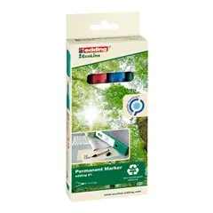 Versand Am Gleichen Tag Set mit Permanentmarkern ECOLINE EDDING21 4 Stück