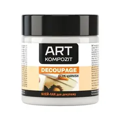 Handgefertigt Mattes Decoupage-Leim- und Lackkomposit | verschiedene Volumen