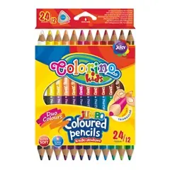 Doppelseitige JUMBO Colorino-Kreiden 12 Stück Versand Am Gleichen Tag