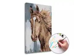 Zertifiziert Malen nach Zahlen YOUNG PUPPY - niedriger Schwierigkeitsgrad