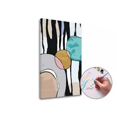 Malen nach Zahlen COLOUR ABSTRACT - niedriger Schwierigkeitsgrad Wochenendangebot