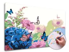 Nur Für Kurze Zeit Malen nach Zahlen BETWEEN FLOWERS - mittlerer Schwierigkeitsgrad